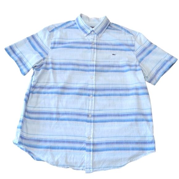 Vineyard Vines Whale Short Sleeve Button Down Shirt - Picture 2 of 6